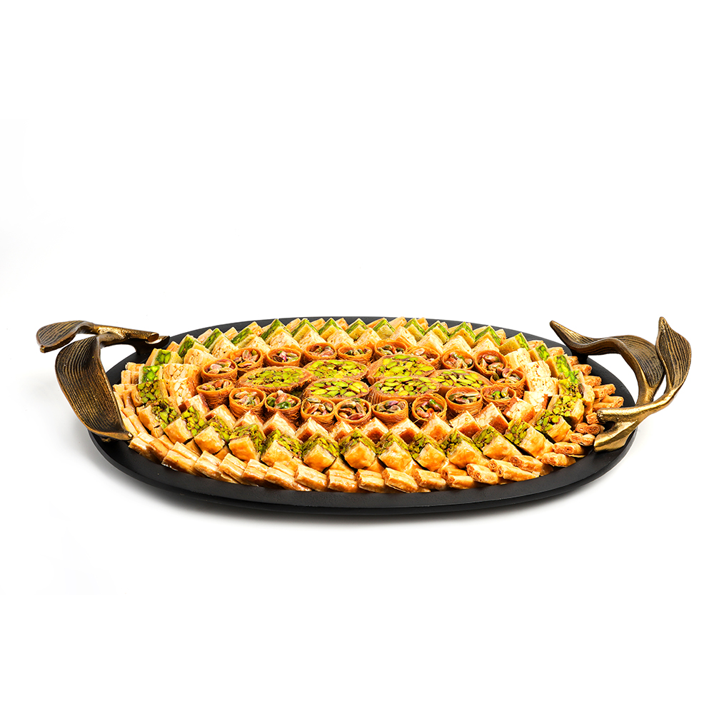 Picture of Pre Packed Assorted Baklava Oval Tray 1600gm