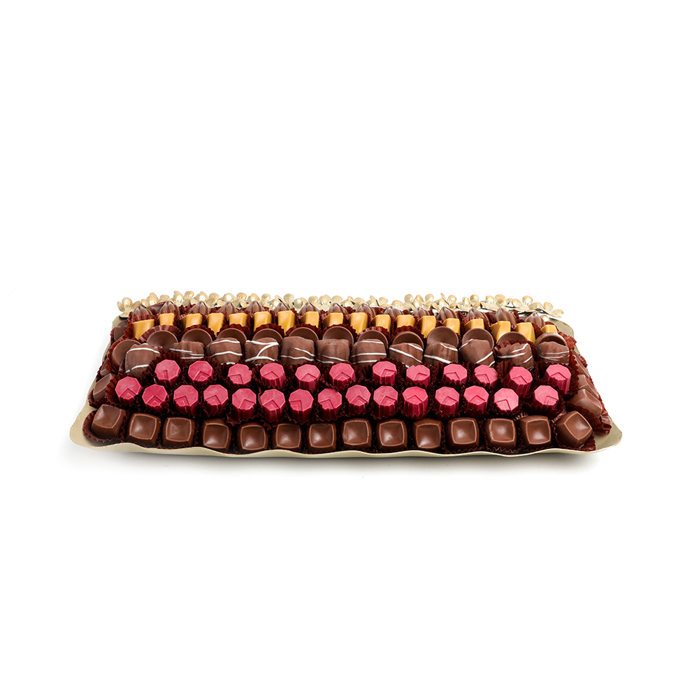 Picture of Daima Assorted Mix Chocolate Square Tray Set 1100gm