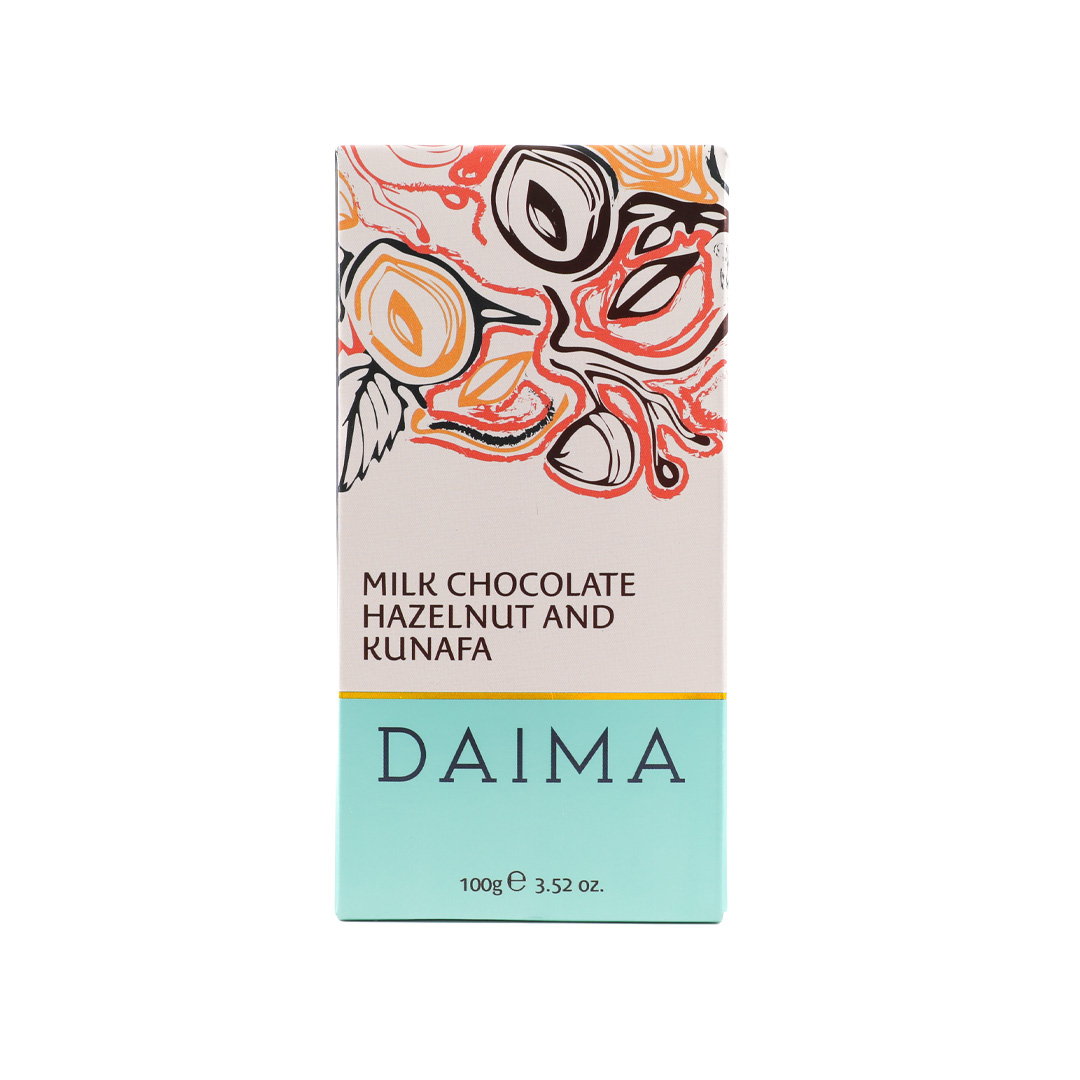 Picture of Daima Milk Chocolate Hazelnut and Kunafa 100gm