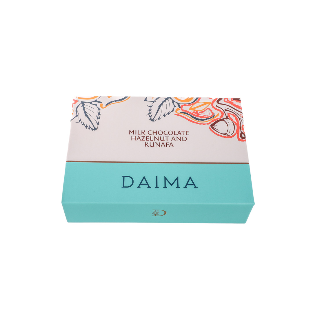 Picture of Pre Packed Daima Milk Chocolate Hazelnut and Kunafa 105gm