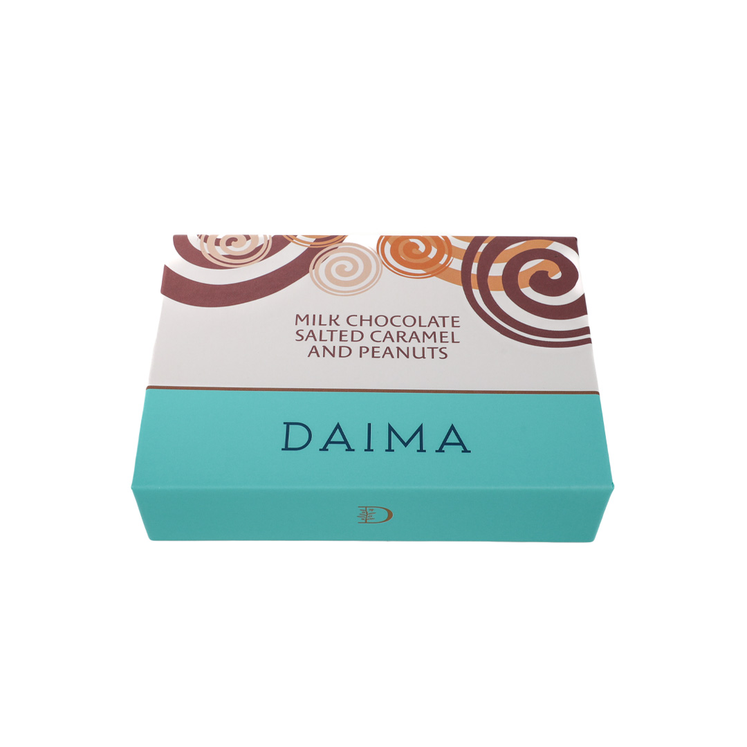 Picture of Pre Packed Daima Milk Chocolate Salted Caramel and Peanuts 115gm