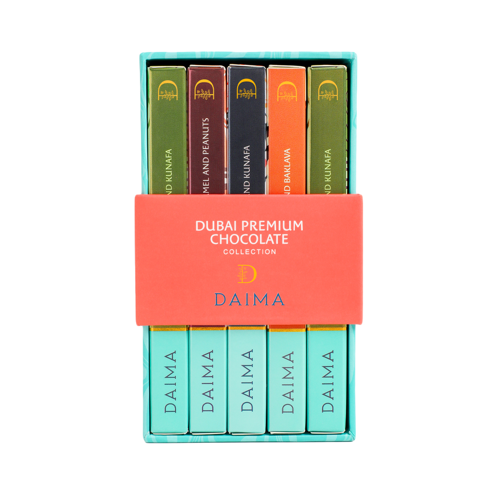 Picture of Pre Packed Daima Dubai Premium Assorted Milk Chocolate Bars 500gm