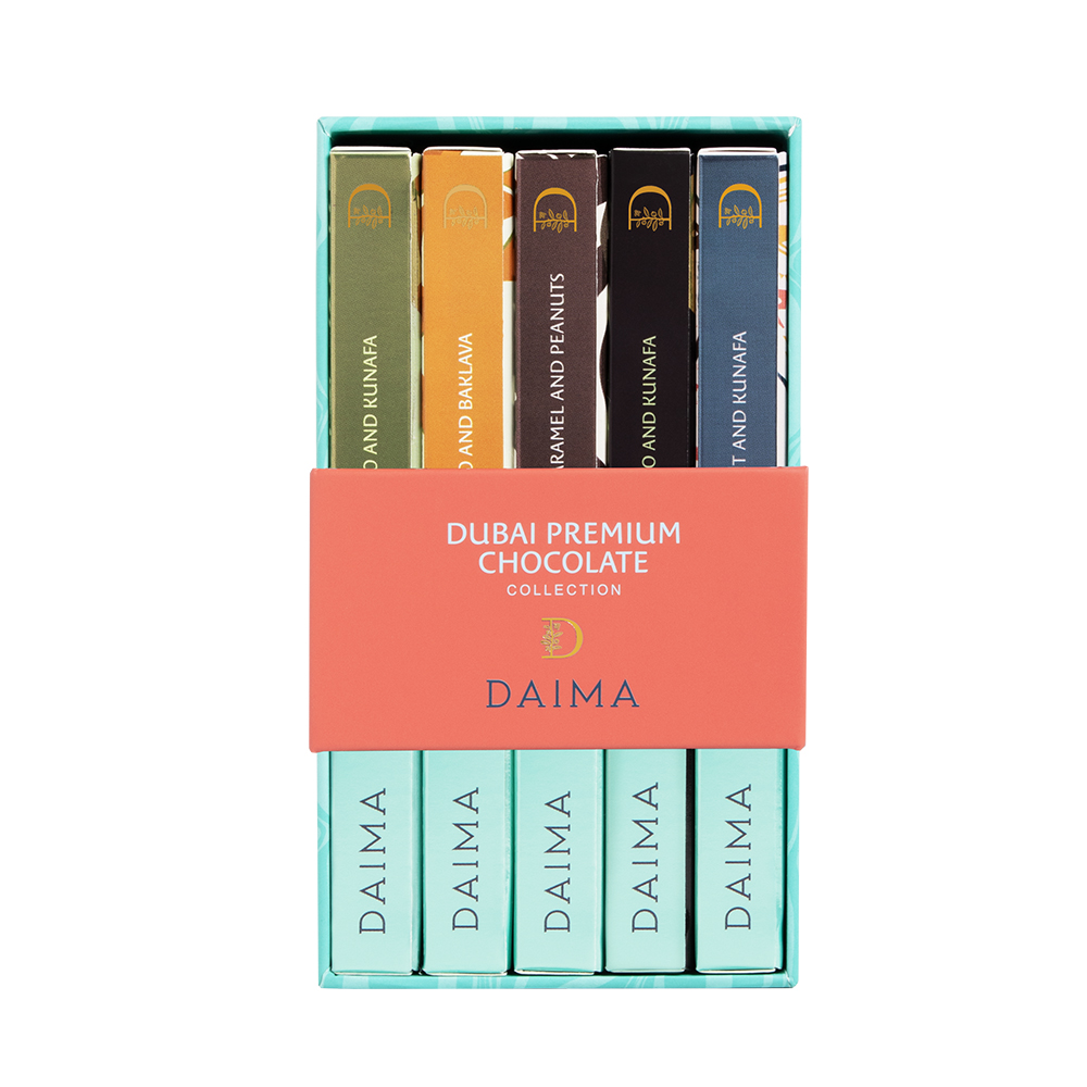Picture of Pre Packed Daima Dubai Premium Assorted Milk Chocolate Bars 500gm