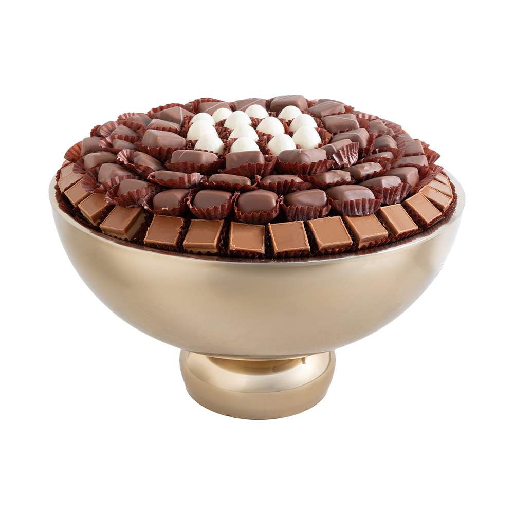 Picture of Daima Champagne Bowl Praline Chocolate Tray 1095gm
