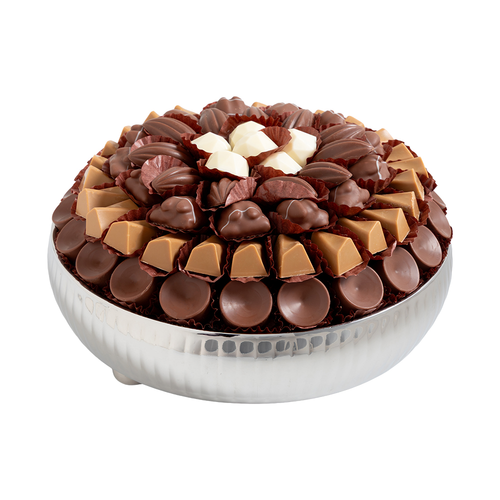 Picture of Daima Belly Tray with Ball Praline Chocolate 750gm