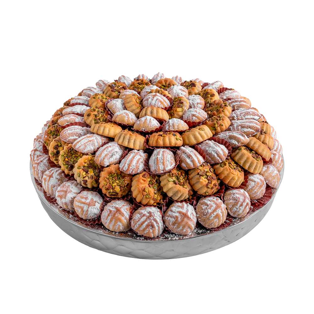 Picture of Assorted Maamoul Perce Neige Round Tray 1600gm