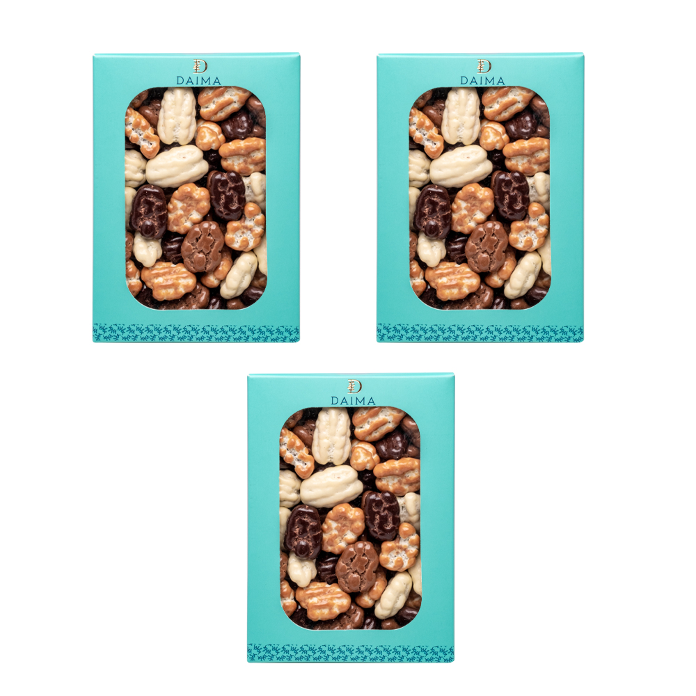 Picture of Pre Packed Dragee Pecan Assorted 3Pcs